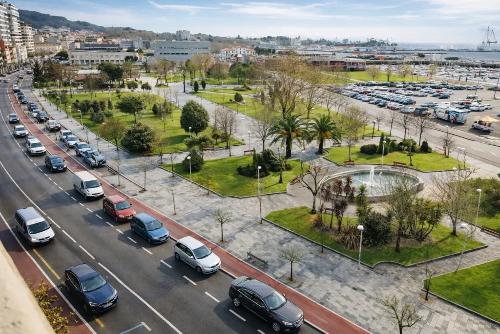 Avenida da Mariña en Vilagarcía de Arousa