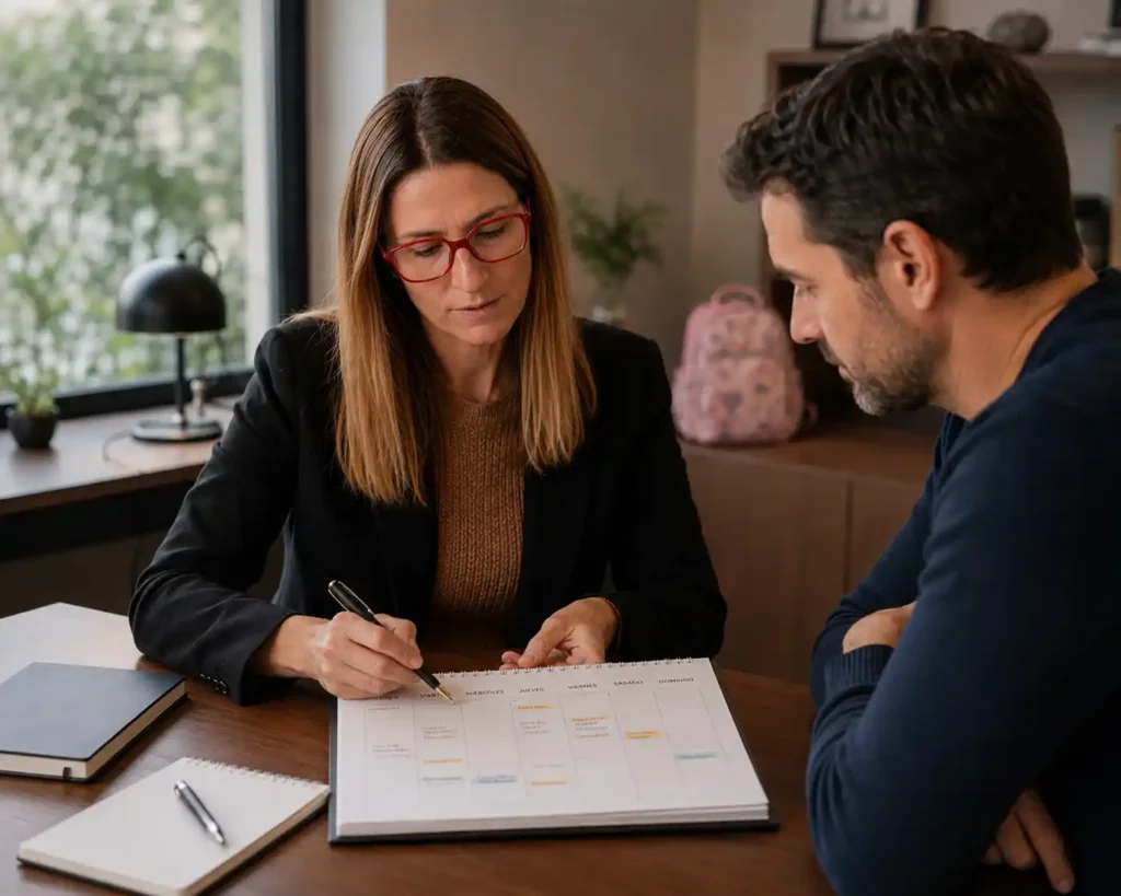 Plan de parentalidad y custodia compartida en Vilagarcia de Arousa